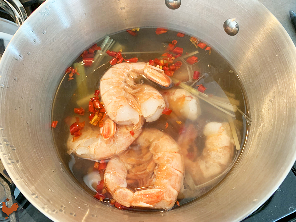 La Soupe Thaï aigre-doux aux Crevettes (Tom Yam Goong)