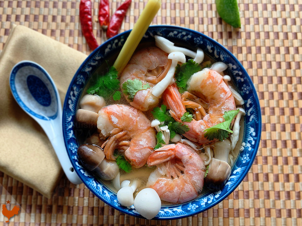 La Soupe Thaï aigre-doux aux Crevettes (Tom Yam Goong)
