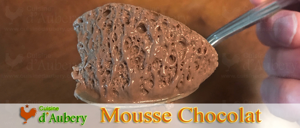 La Mousse Chocolat de Pierre Hermé (méthode 3: Blancs Montés) (rien que pour Camilla)