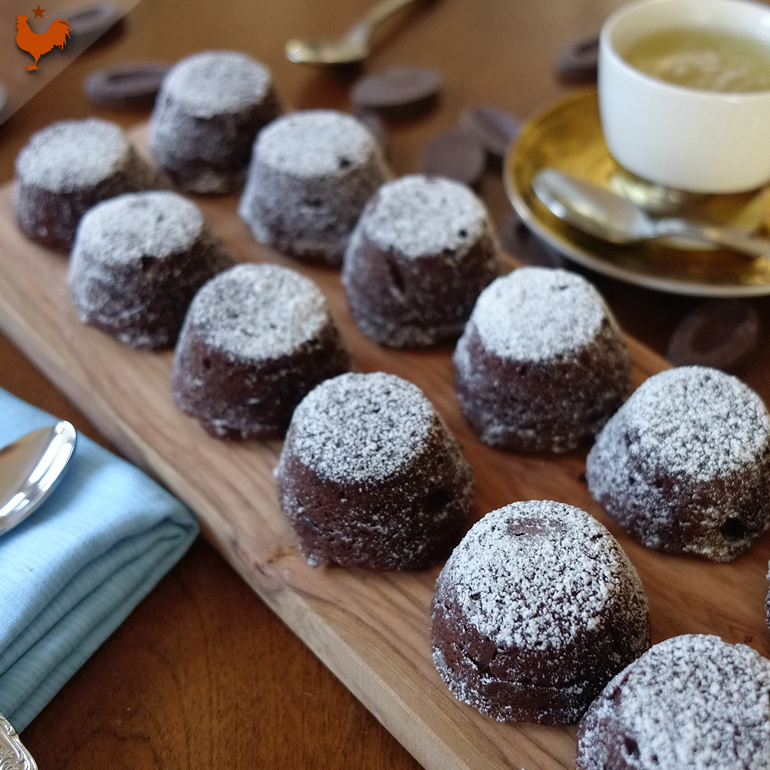 Thomas Keller’s Chocolate Bouchons (French brownie cakes)