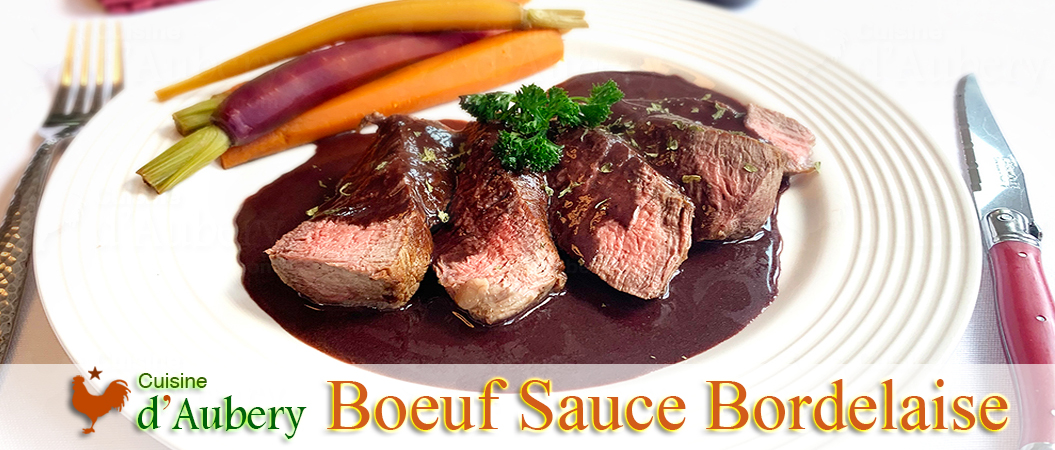 Le Boeuf Sauce Bordelaise de Paul Bocuse, et carottes à l’étouffée Escoffier