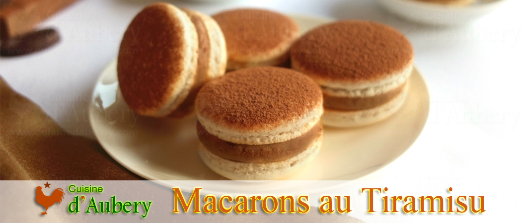 Les Macarons au Tiramisu (comme en Floride à Orlando) (recette de M.O.F)