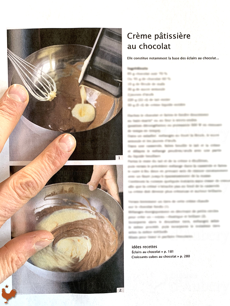 La Crème Pâtissière au Chocolat Noir de Frédéric Bau (Ecole Valrhona)