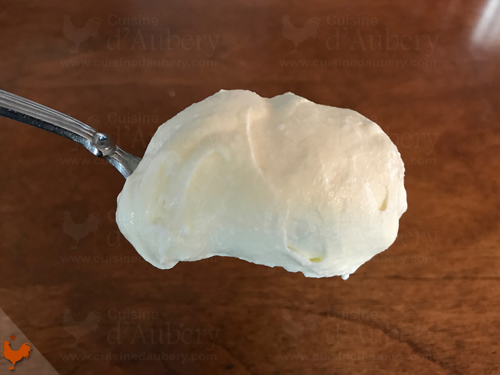 La Crème Mascarpone de Christophe Felder (méthode 3 : montée aux Blancs d’Oeufs)