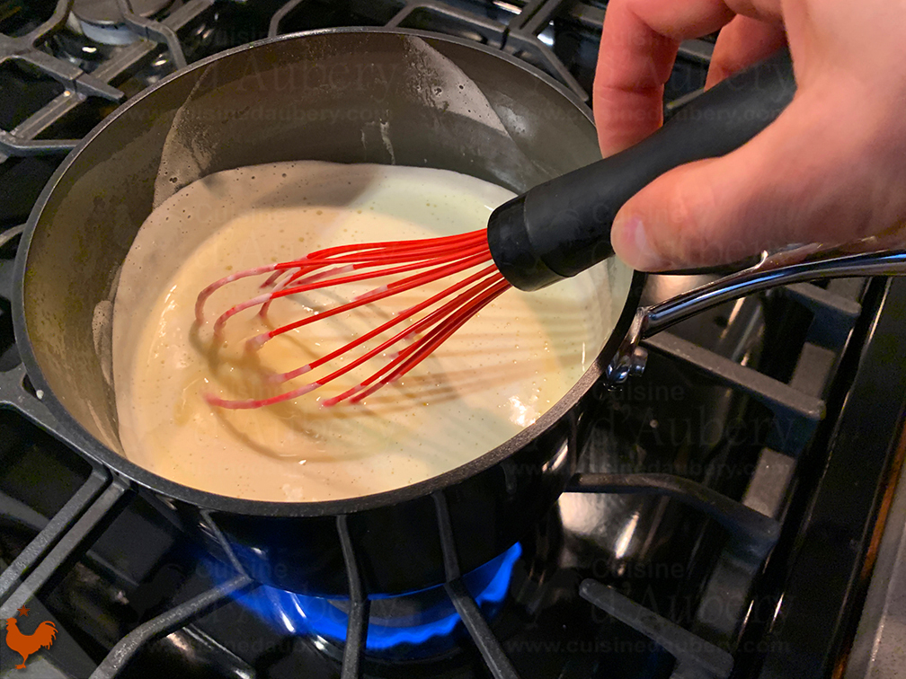 Recette de la Crème Mousseline de M.O.F  (méthode 1 : Pâtissière et Beurre en 2 fois)