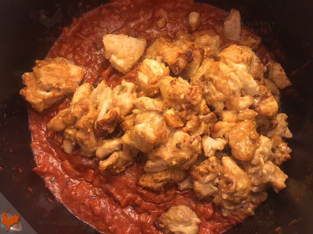 Le Butter Chicken (Poulet à la sauce indienne) de Jamie Oliver