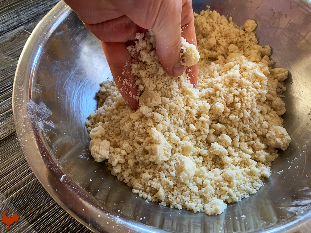Julia Child’s Pastry Dough (shortcrust pastry) (method #1 : by hand)