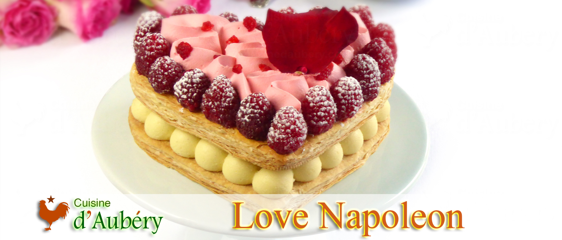 The Love Napoleon Cake (millefeuille), by Stéphane Glacier