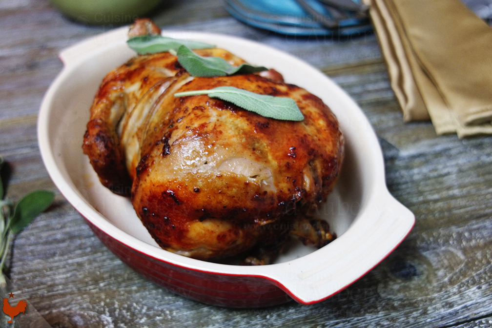 Le Poulet Rotisserie Ail Sauge (comme chez les Indiens de l’Ouest Américain)