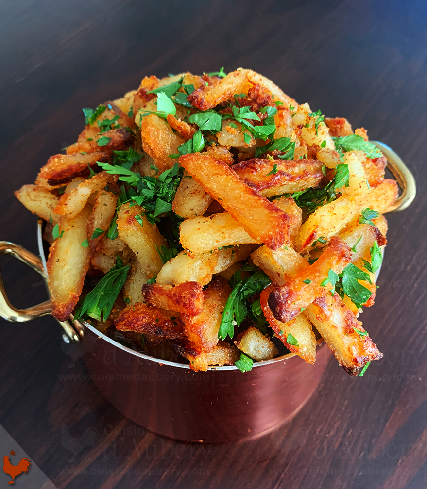 Les frites allégées et croustillantes au four de Pierre Marchesseau