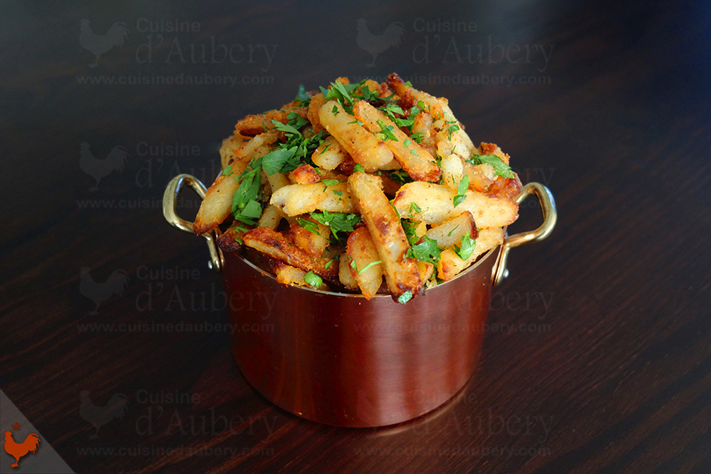 Les frites allégées et croustillantes au four de Pierre Marchesseau