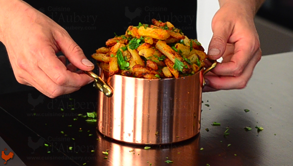 Les frites allégées et croustillantes au four de Pierre Marchesseau