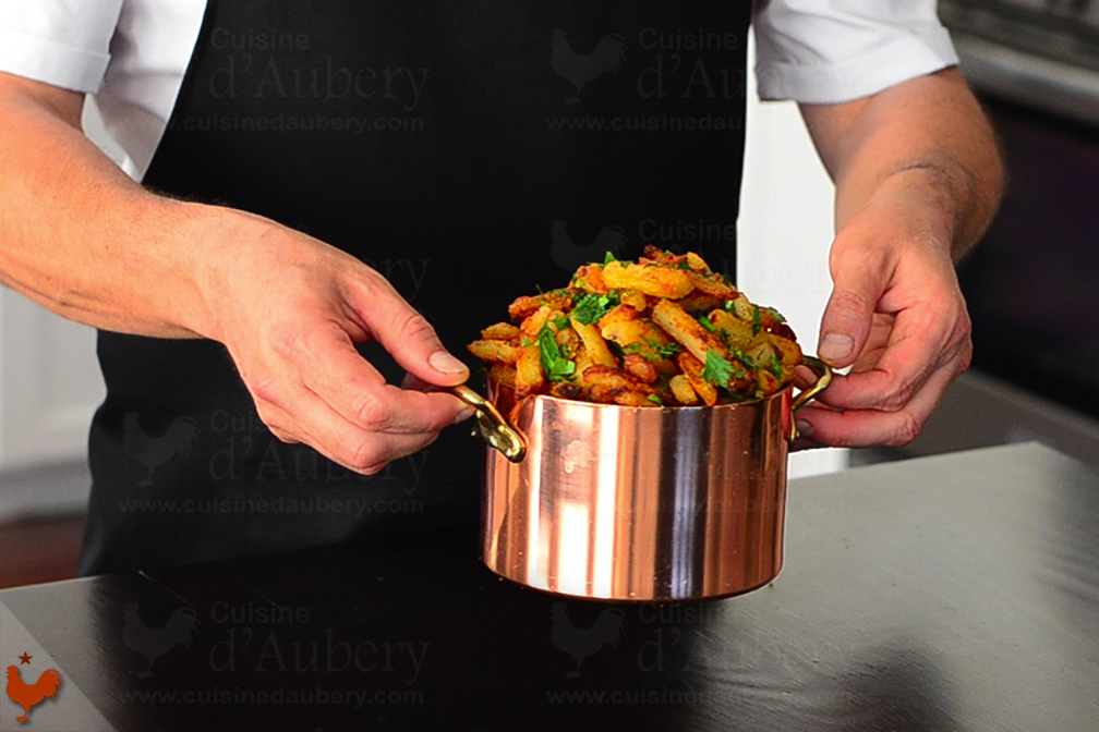 Les frites allégées et croustillantes au four de Pierre Marchesseau