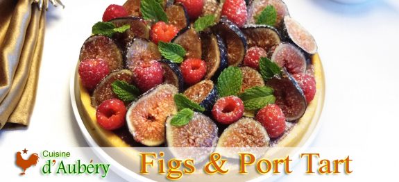 Pierre Hermé’s Fig, Raspberries and Port Tart