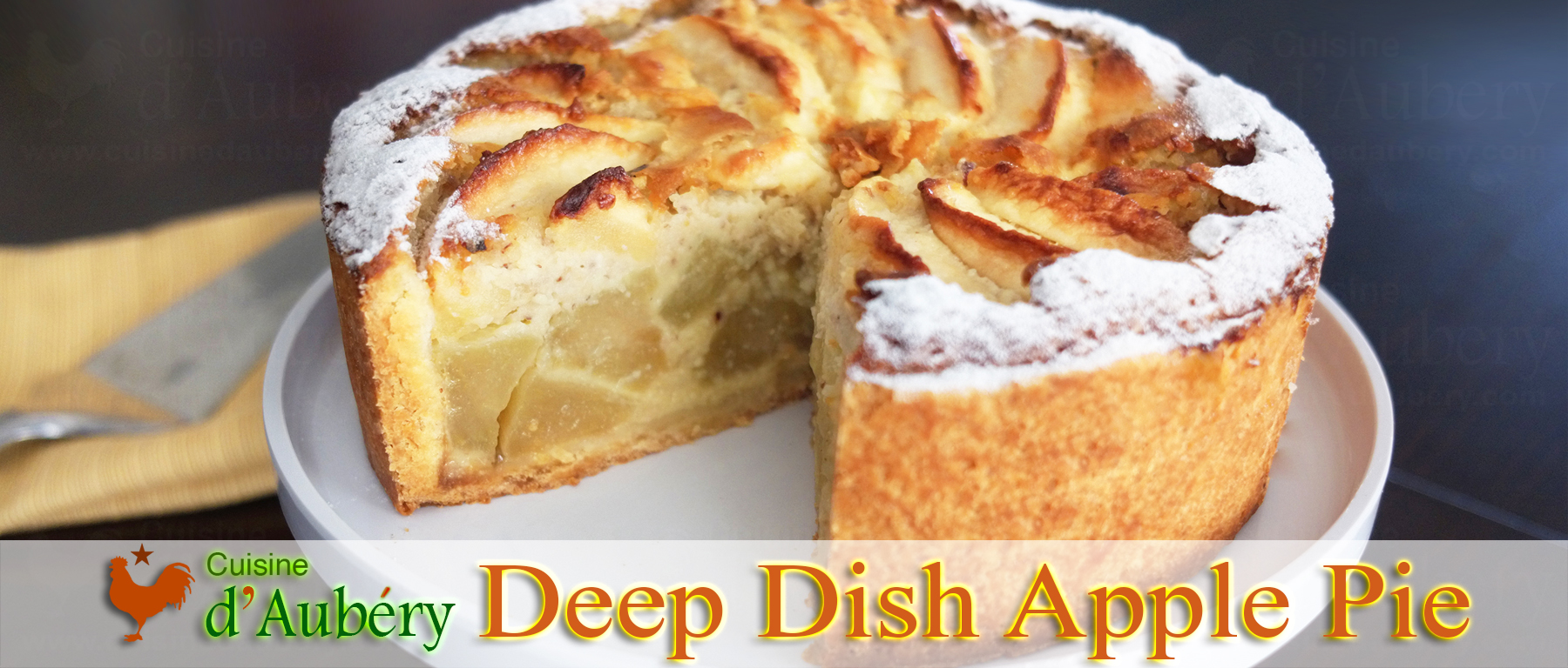 D’Aubéry Deep Dish Apple Hazelnut Pie D’Aubéry Deep Dish Apple Hazelnut Pie