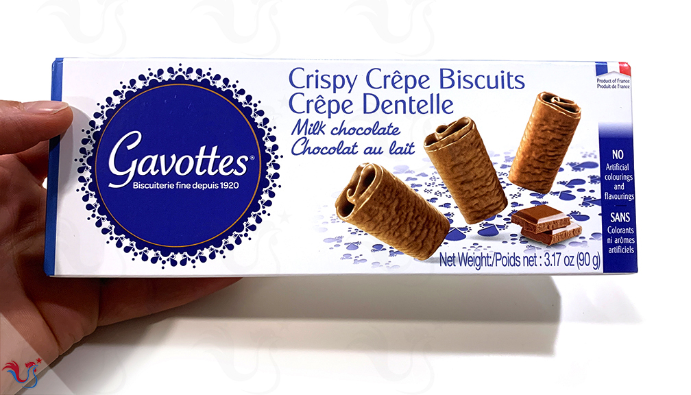 Biscuits crêpes dentelles au chocolat au lait Gavottes 90g sur