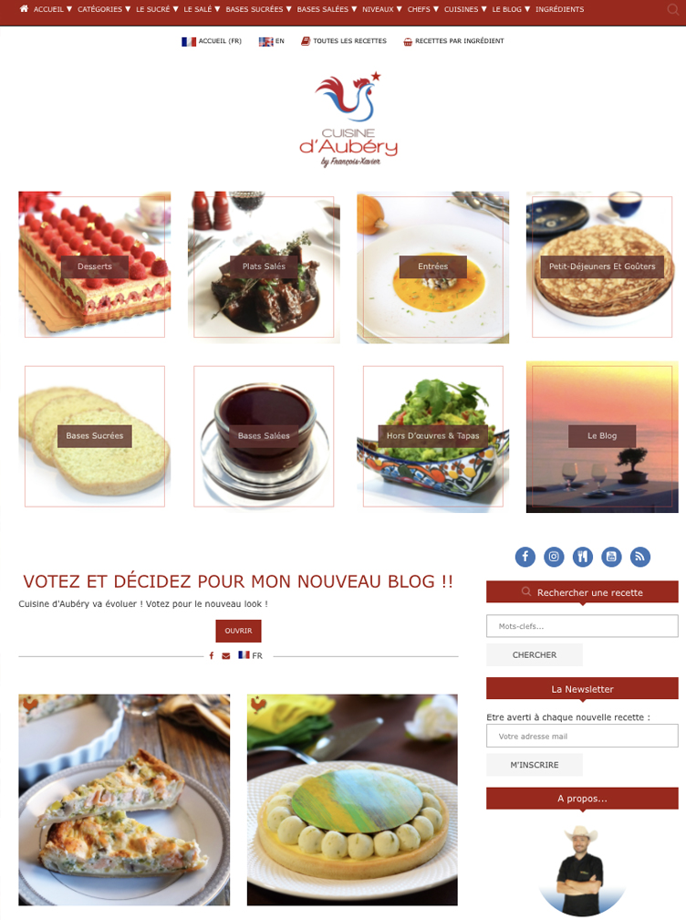 Le Nouveau Blog de Cuisine d’Aubéry est lancé !
