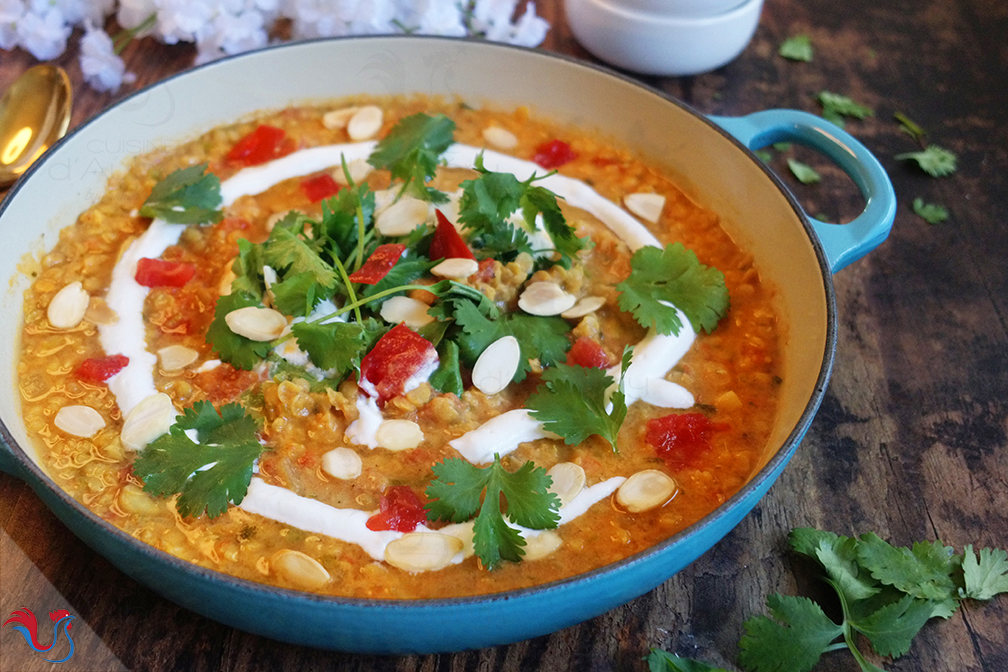 Ottolenghi’s Vegetarian Curry (Lentils, Tomatoes, Coconut)