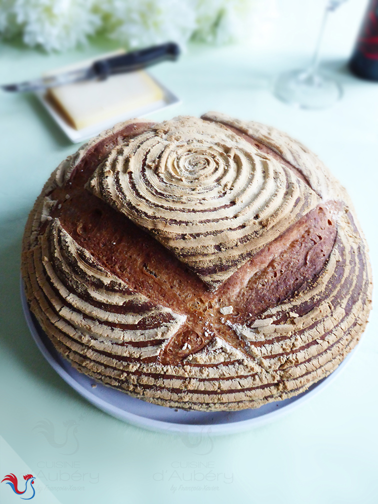 Le Pain de Campagne au Levain de M.O.F Frédéric Lalos (Méthode 2: Levain Pâteux)