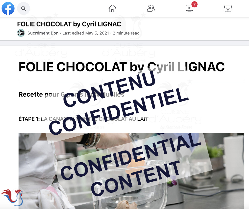 La Ganache Montée de Cyril Lignac (Chocolat Noir ou Au Lait)
