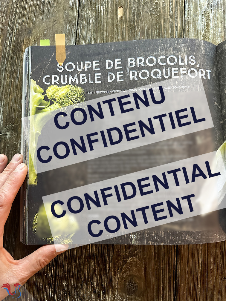 La Soupe de Brocoli, crumble de Roquefort, de Sophie Dupuis