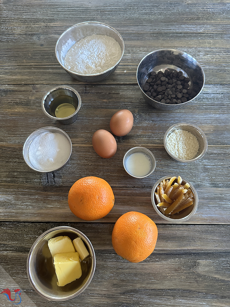 Le Cake Oranges Confites et Chocolat