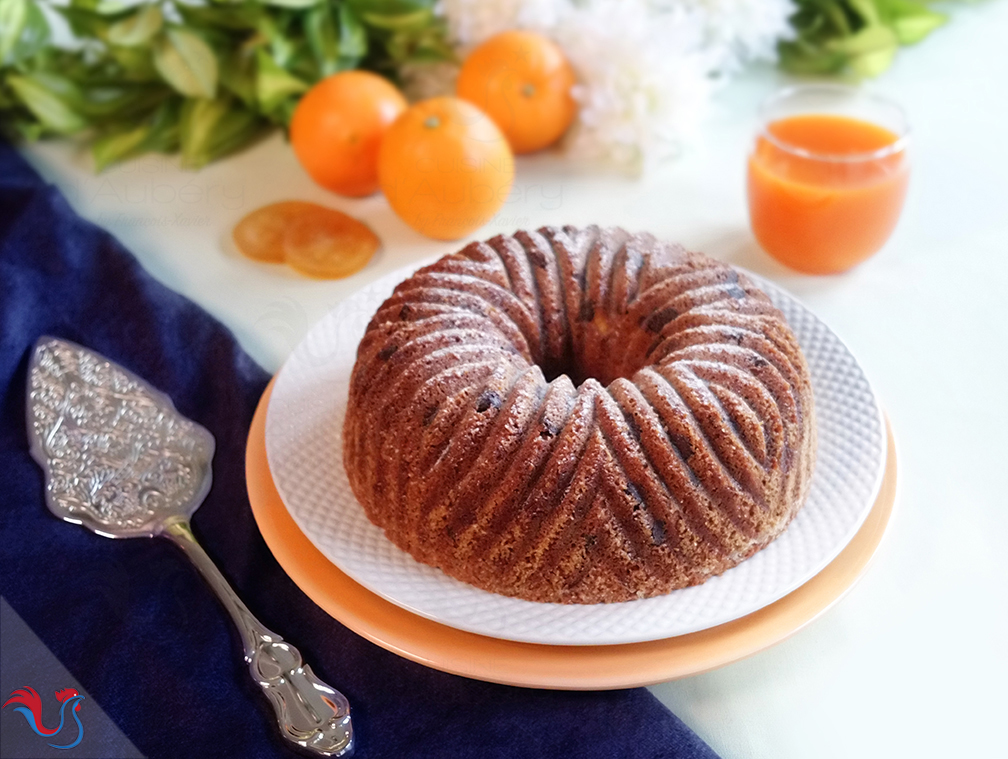 Le Cake Oranges Confites et Chocolat