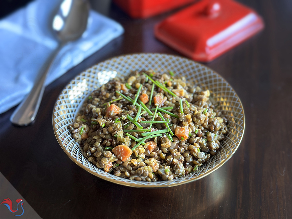 La salade de Lentilles, de tradition Française